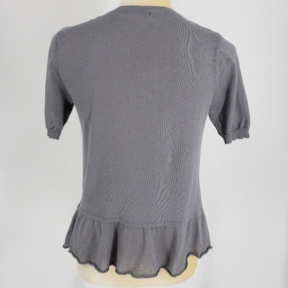 Pins And Needles Open Front Peplum Cardigan - S - Picture 3 of 7